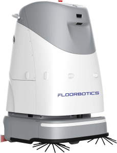 Image showcasing the Floorbot Quad800 robotic cleaner.