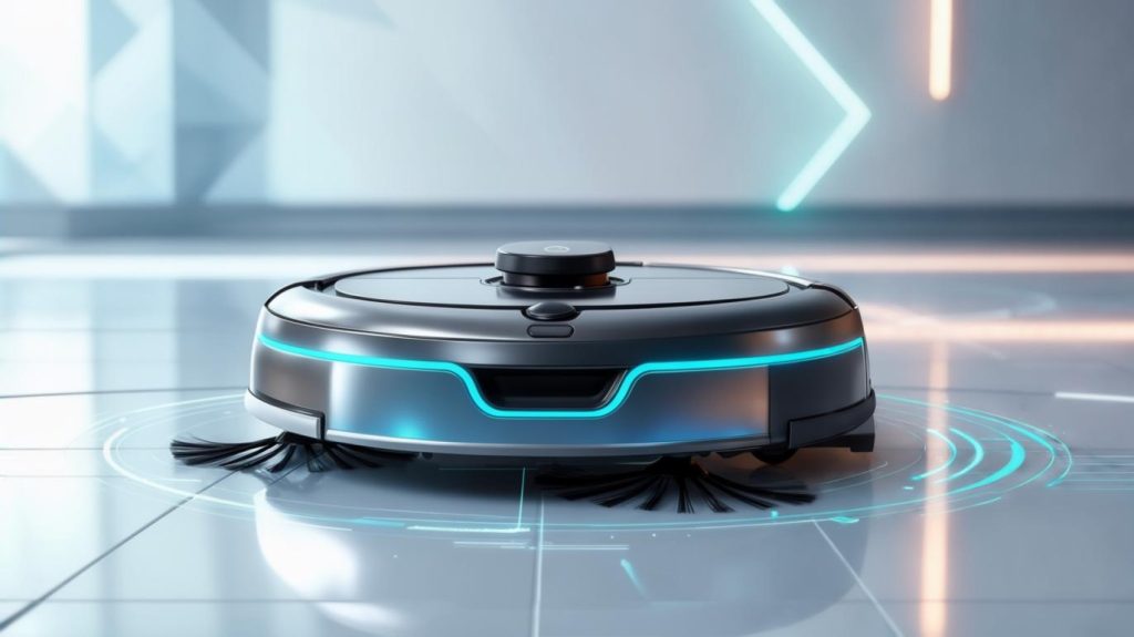 Artificial intelligence in floor cleaning robot