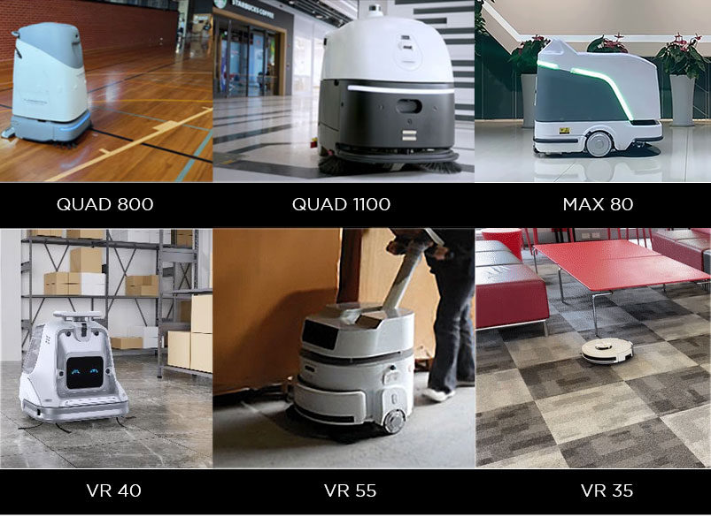 Fleet of Robotic Floor Cleaners